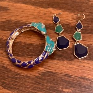 Matching Earring & Bangle Set